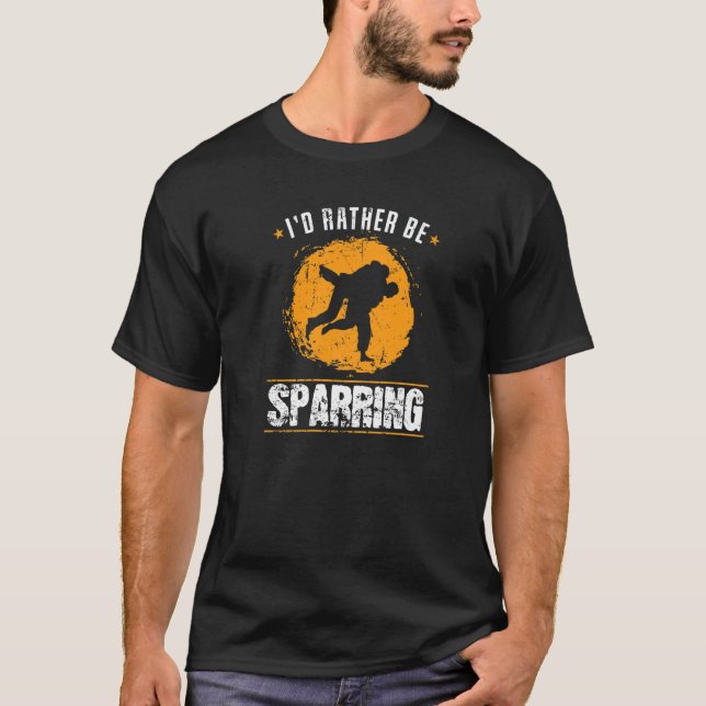 Judo Jag hellre skulle sparsamt T Shirt (Framsida)