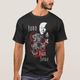 Judo Jigoro Kano Tiger Spirit Martial Arts Budo T Shirt