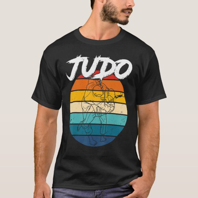 Judo Judoken Japan Jiu Jitsu Martial Training Athl T Shirt (Framsida)