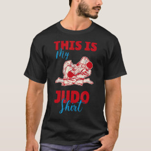 Judo Judoken Japan Jiu Jitsu Martial Training Athl T Shirt