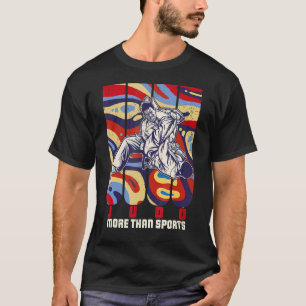 Judo Judoken Japan Jiu Jitsu Martial Training Athl T Shirt