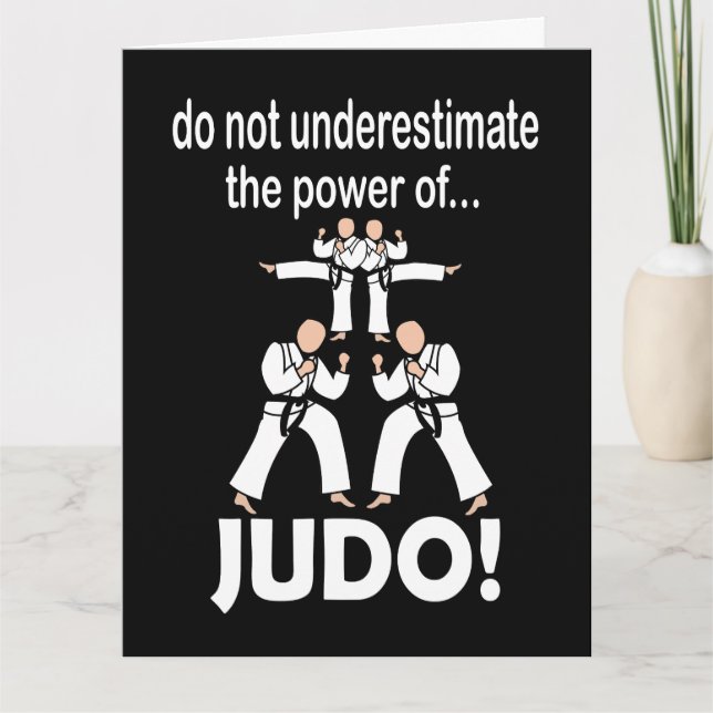 Judo Kampkonst Självförsvar Taekwondo Judo Kort (Framsida)