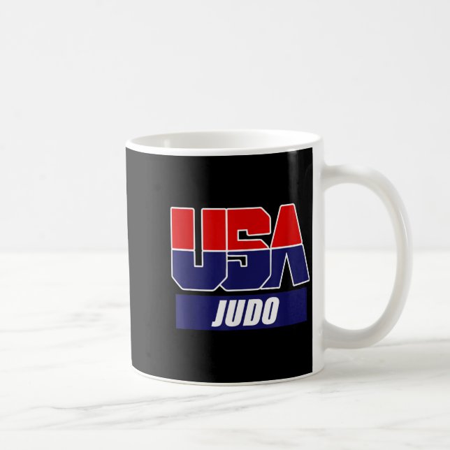 Judo kampsport 2024 USA-lag Kaffemugg (Höger)