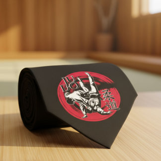Judo Kanji och Rising Sun Throw Slips