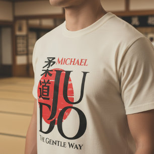 Judo -Kanji, Uppgående Sol T Shirt