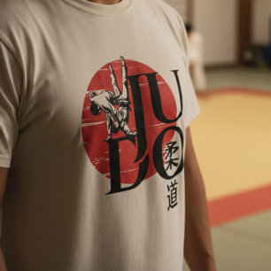 Judo -Kanji, Uppgående Sol T Shirt