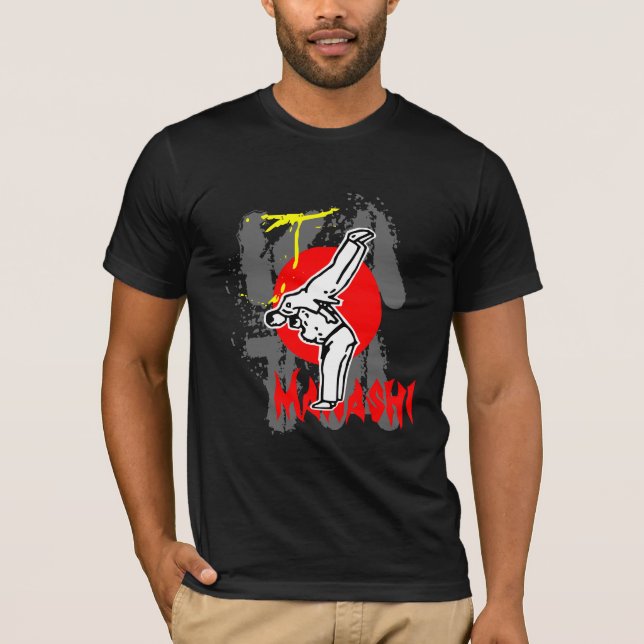 judo kata mawashi t shirt (Framsida)