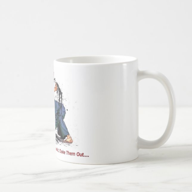Judo kväv ut kaffemugg (Höger)