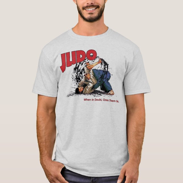 Judo kväv ut t-shirt (Framsida)
