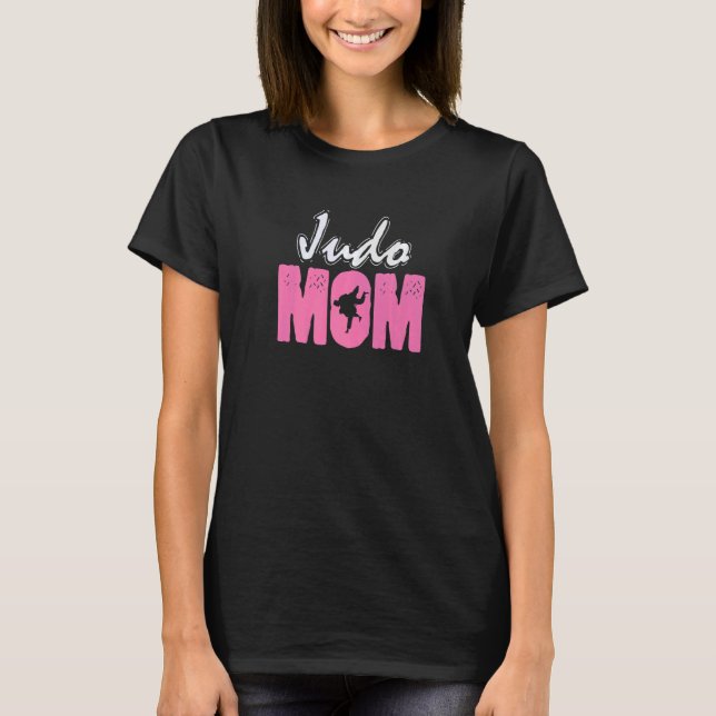 Judo Mamma best Mor i världen T Shirt (Framsida)