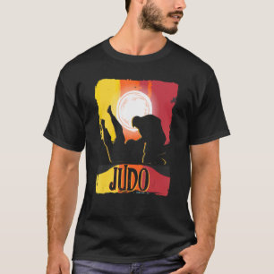 Judo Manar Vintage Judoka 80s Retro Japansk martia T Shirt