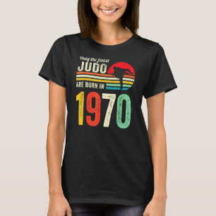 Judo Martial Art Judoka Fighter 1970-talet Retro B T Shirt