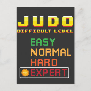 Judo Martial Arts Coach Console Expert Vykort