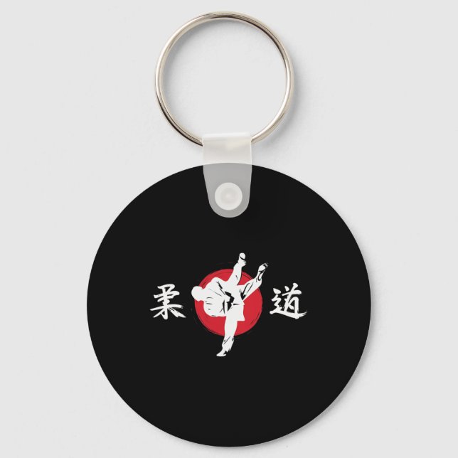 Judo Martial Arts Comt Technique Japan Nyckelring (Framsida)