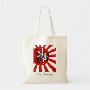 Judo Martial Arts Japansk Vintage Retro Design Tygkasse
