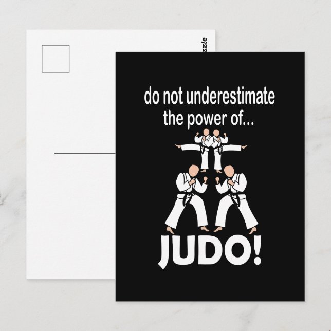 Judo Martial Arts Self Defense Taekwondo Judo Vykort (Fram/baksida)