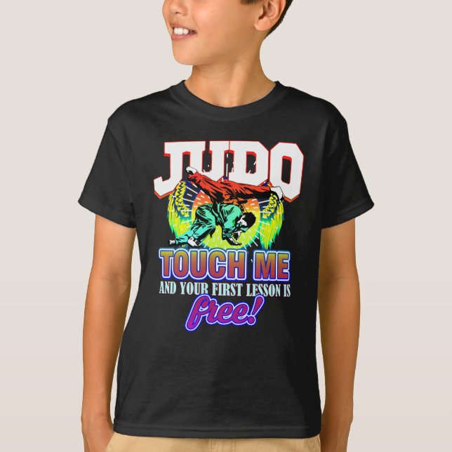 Judo Martialkonst T Shirt (Framsida)