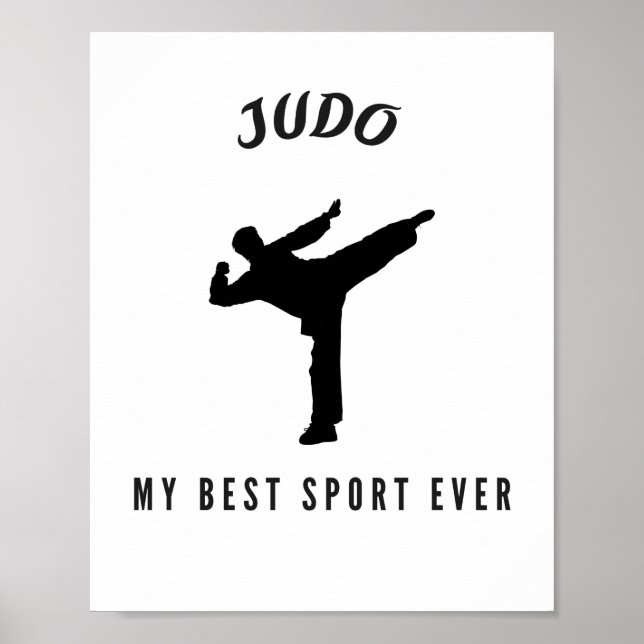 Judo min bästa sport någonsin poster (Framsidan)