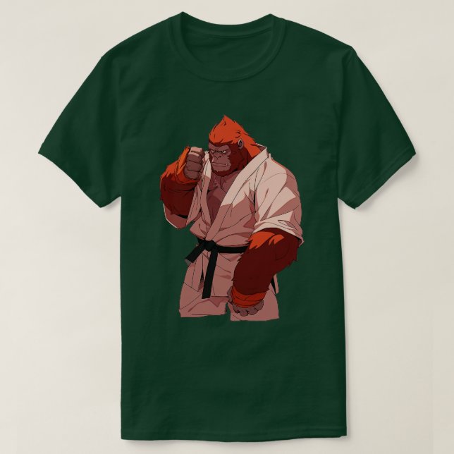 Judo Orangutan 2 T Shirt (Design framsida)