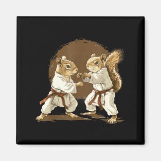 Judo Squirrel Kickboxning Taekwondo Kung Fu Kampko Magnet