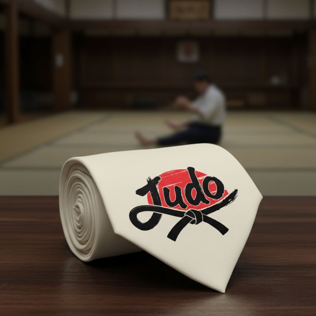Judo - svart bälte - Uppgående sol Slips (Skapare uppladdad)