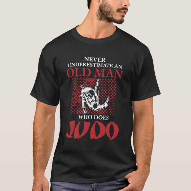 Judo Tee För manar Pappa eller Grandpa jul Gift Id (Framsida)