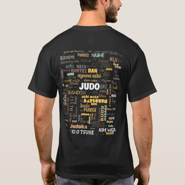 Judo Terminology, vanligen använda termer T Shirt (Baksida)