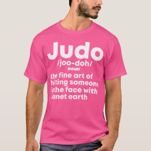 Judo the Art of Hittar någon med en planetjude T Shirt