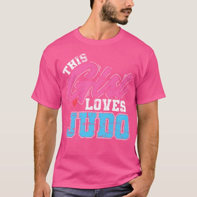 Judo This Girl Kärlek Judo T Shirt (Framsida)