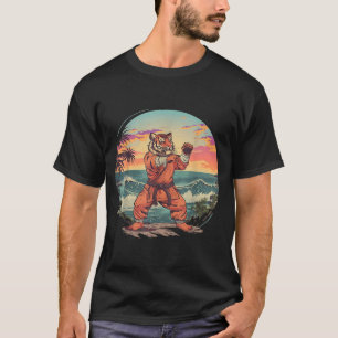 Judo Tiger Beach Judo Taekwondo Kickboxing Kampspo T Shirt