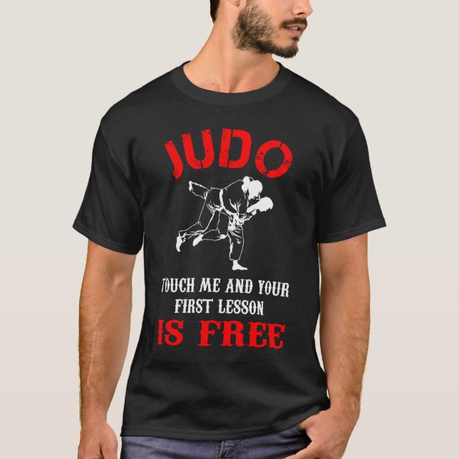 Judo Touch och din första lektion är gratis T Shirt (Framsida)