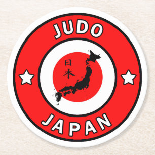 Judo Underlägg Papper Rund