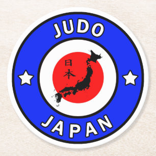 Judo Underlägg Papper Rund