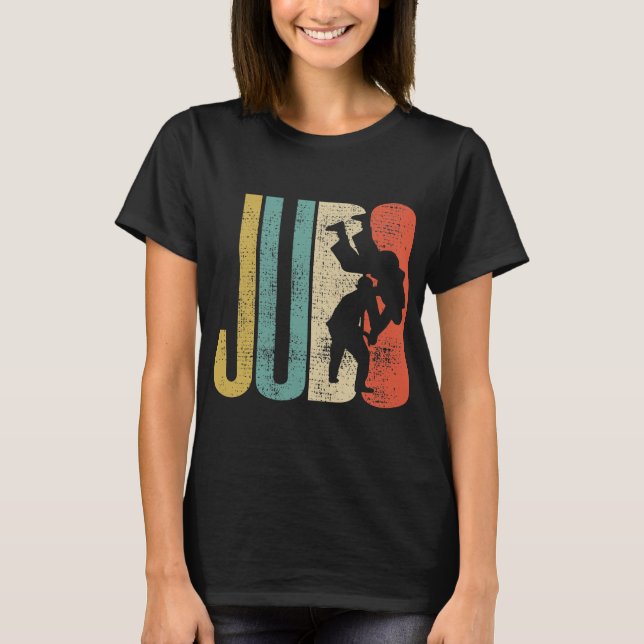 Judo Vintage Shirt T (Framsida)