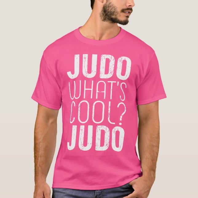 Judo What's Coola Judo Brazilian Jiujitsu T Shirt (Framsida)