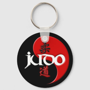 Judo Yin Yang Nyckelring