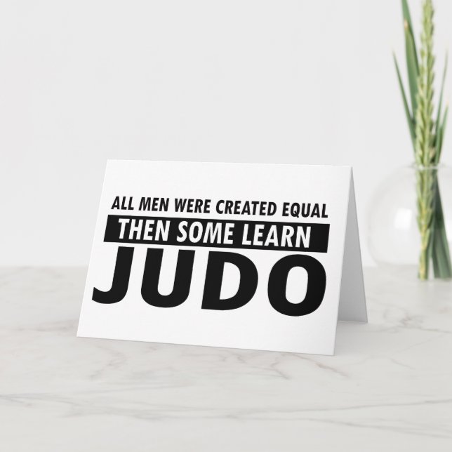 judodesigner kort (Framsida)
