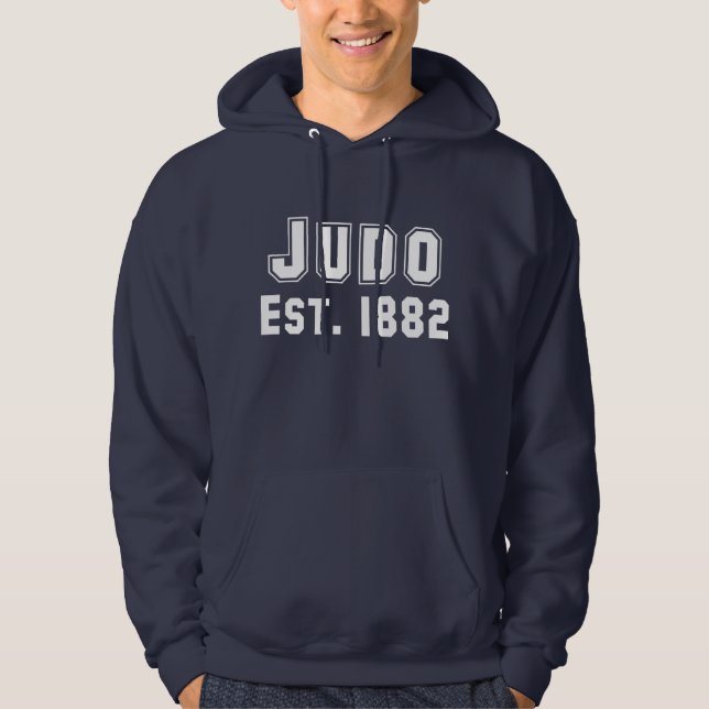 JudoEst-Hoodie 1882 Sweatshirt Med Luva (Framsida)