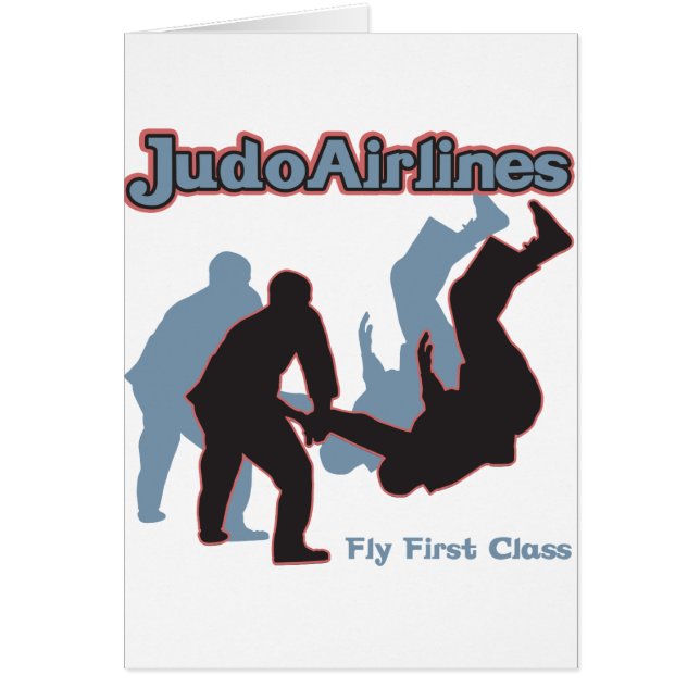 Judoflygbolag Hälsningskort (Framsidan)