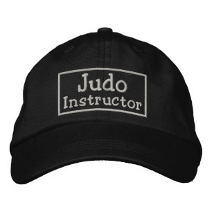 Judoinstruktör Broderad Keps