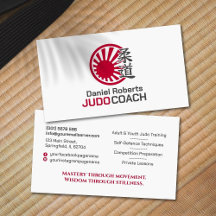 Judoinstruktör - Kanji och uppgående sol