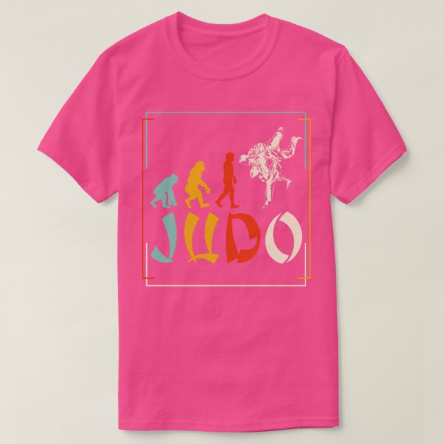 Judoist Evolution Judoka Gift Judo T Shirt (Design framsida)