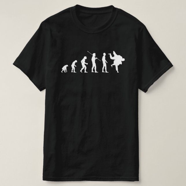 Judoka Evolution Funny Judo Meme Bv T Shirt (Design framsida)