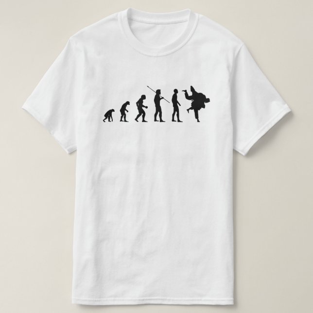 Judoka Evolution Funny Judo Meme Bv T Shirt (Design framsida)