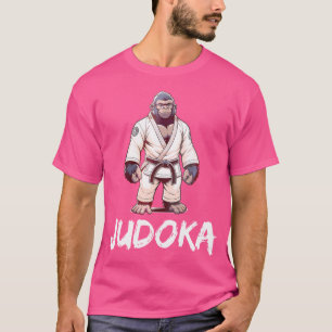 Judoka Gorilla Japansk martial Arts Judo T Shirt