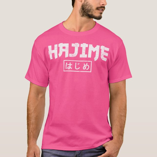 Judoka Hajime Judo T Shirt (Framsida)