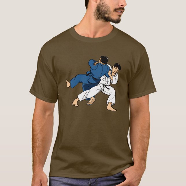 judokastt-skjorta t shirt (Framsida)