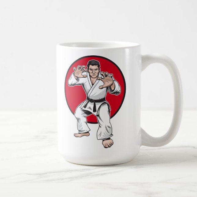 Judokrigare Kaffemugg (Höger)