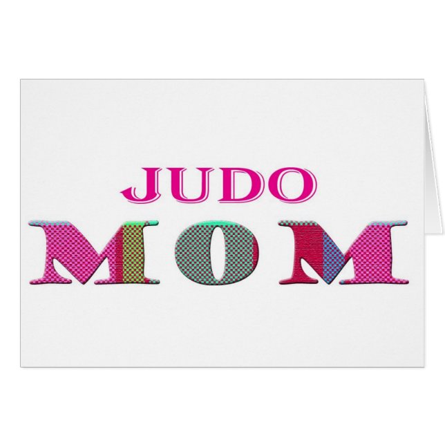 JudoMom Hälsningskort (Framsidan Horizontal)