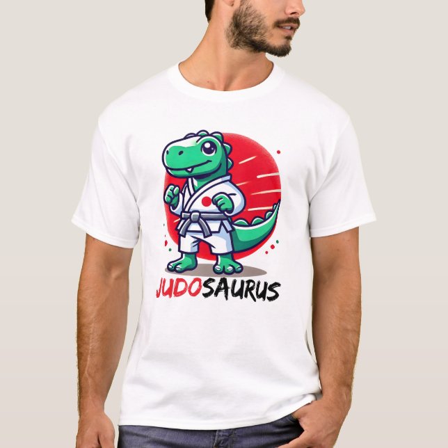 Judosaurus Dinosaur T Shirt (Framsida)